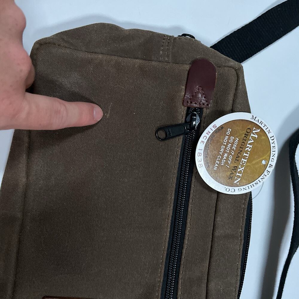 Nutsac Nut Sac Martexin Original Waxed Canvas Bag with Attachable Strap - Picture 2 of 8